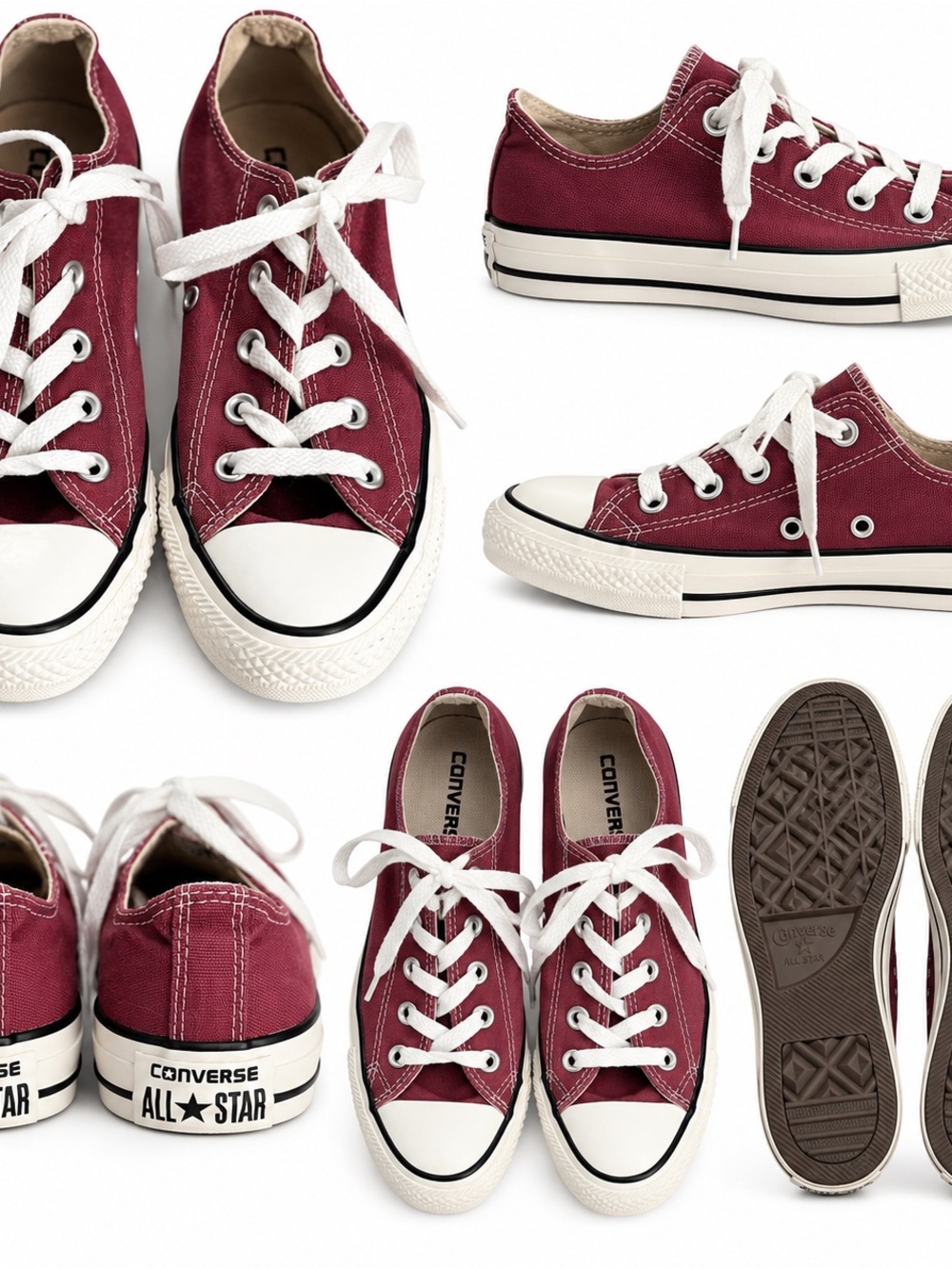 ⭐️ Converse Chuck Taylor All Star Low Top Sneakers – Burgundy size women’s 5.5